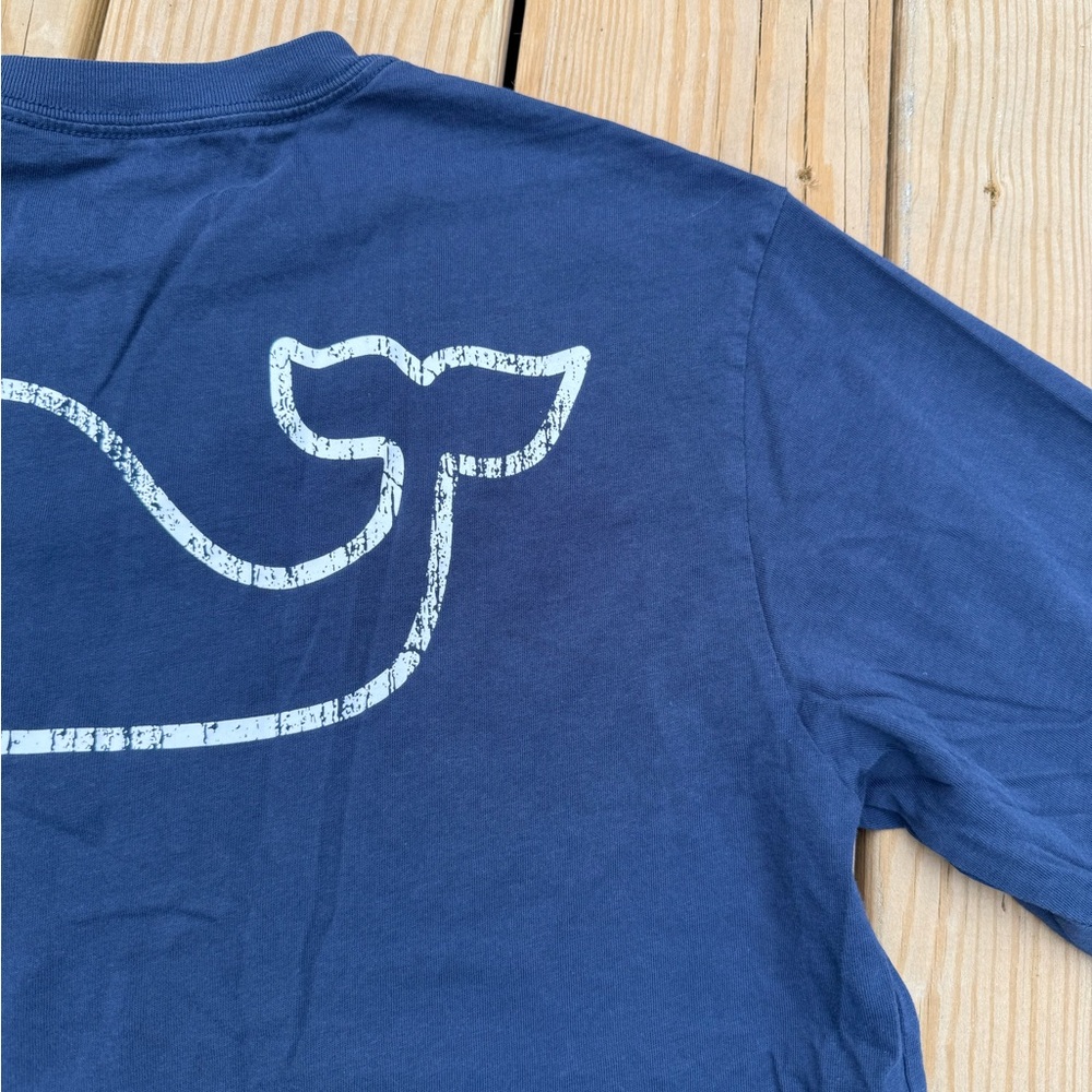 Vineyard Vines Deep Blue Long Sleeve Tee - Picture 10 of 11